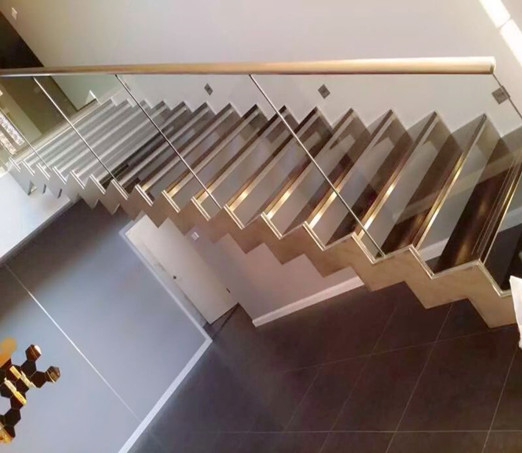 Tempered glass staircase, Australia