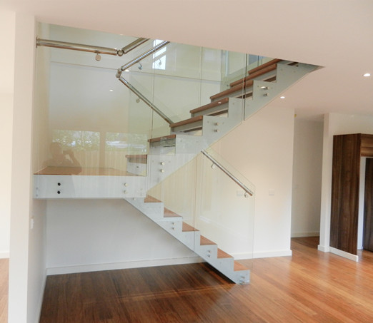 Tempered glass railing, Australia