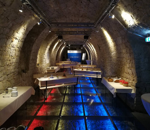 Non Slip Glass Floor In a Cellar, Germany